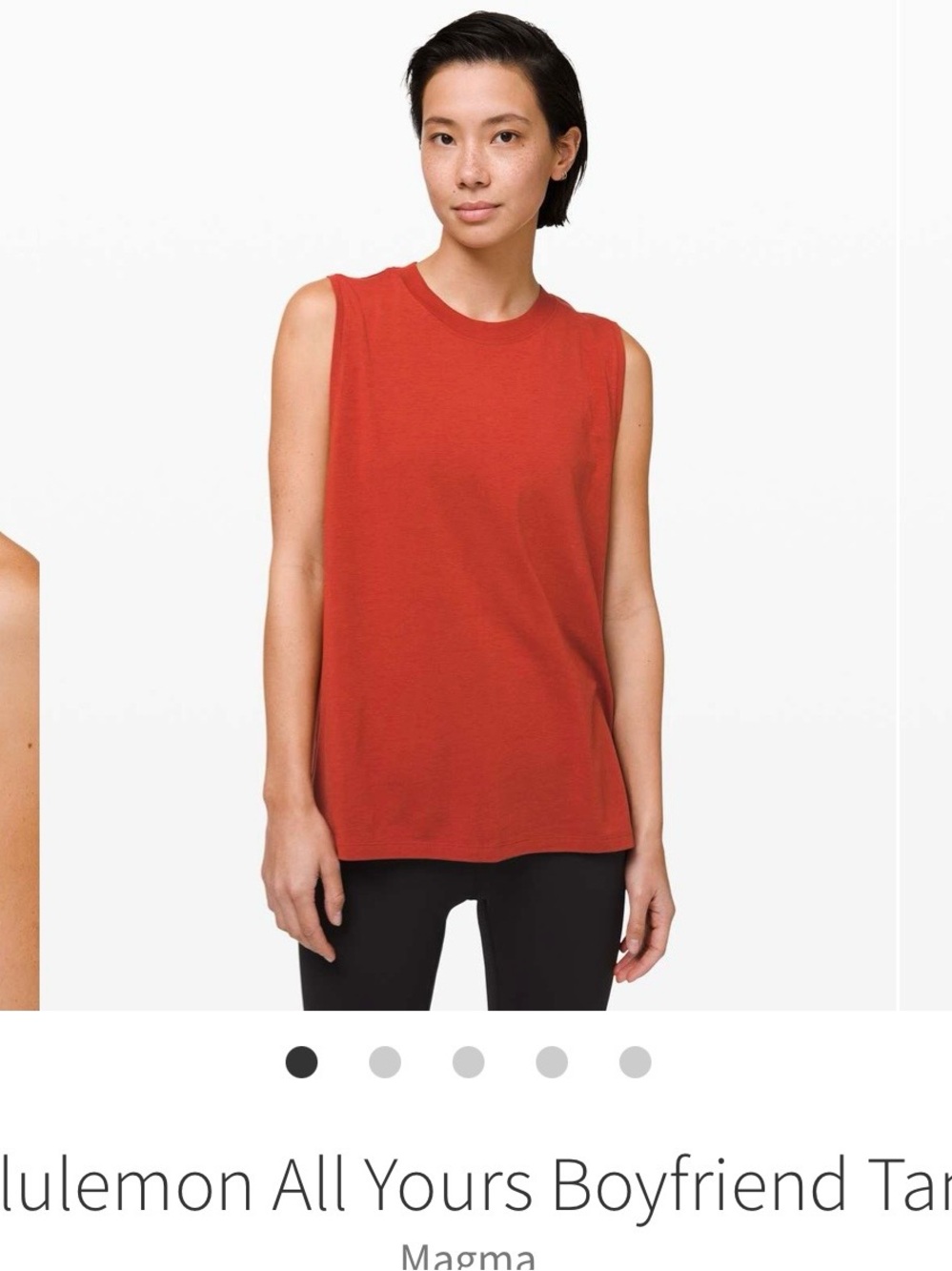lululemon Bundle  All Yours Boyfriend Tanks x2 - sz10